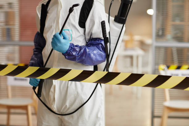 Professional Biohazard Cleanup technician working in Waterloo, NE